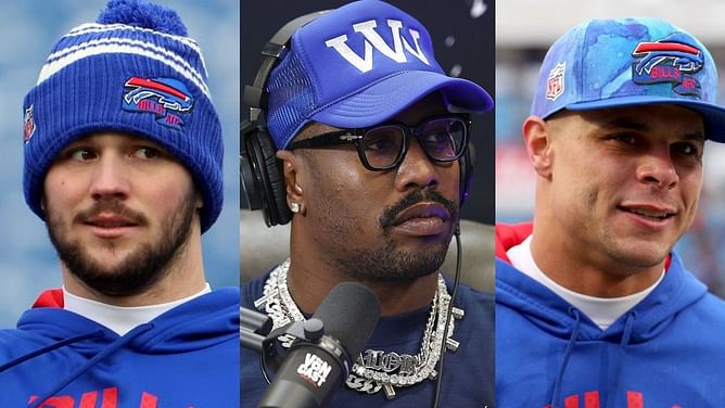 Innocent 'threesome' reference in Josh Allen and Jordan Poyer discussion leads to awkward moment for Von Miller