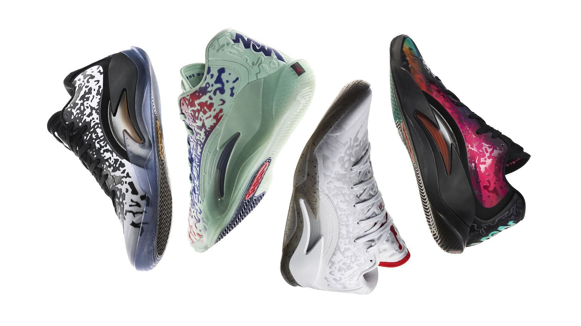 Nike x Jordan Zion 3 &quot;Fresh Paint&quot; sneakers (Image via Nike)