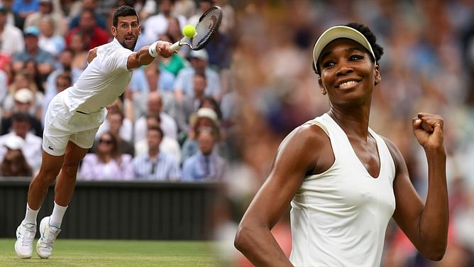 "I need to learn how to fall without hurting myself" - Venus Williams reacts to Novak Djokovic's athleticism on display at Wimbledon