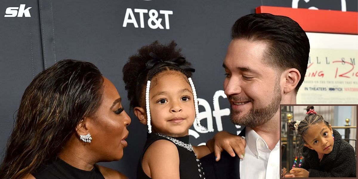 Serena Williams, Alexis Ohanian and their daughter Olympia Ohanian