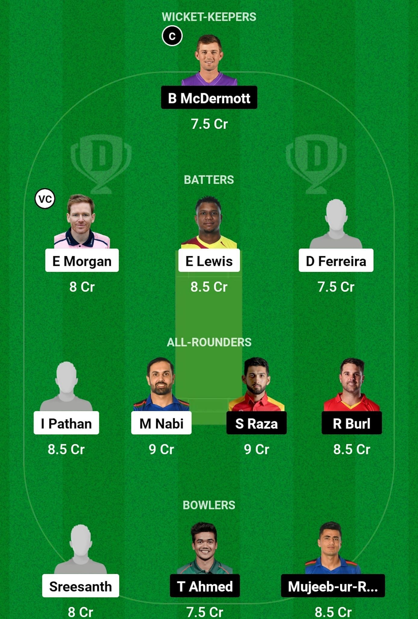 HH vs BB Dream11 Prediction, Match 1, Grand League Team