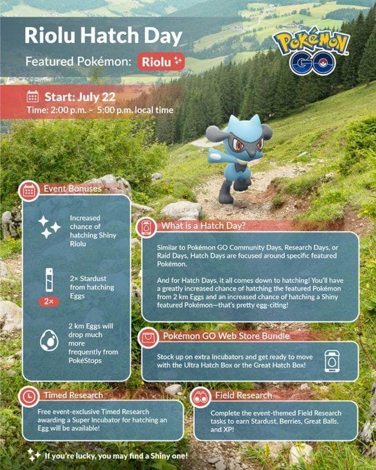 Pokemon Go Riolu Spawn Shiny Riolu Egg