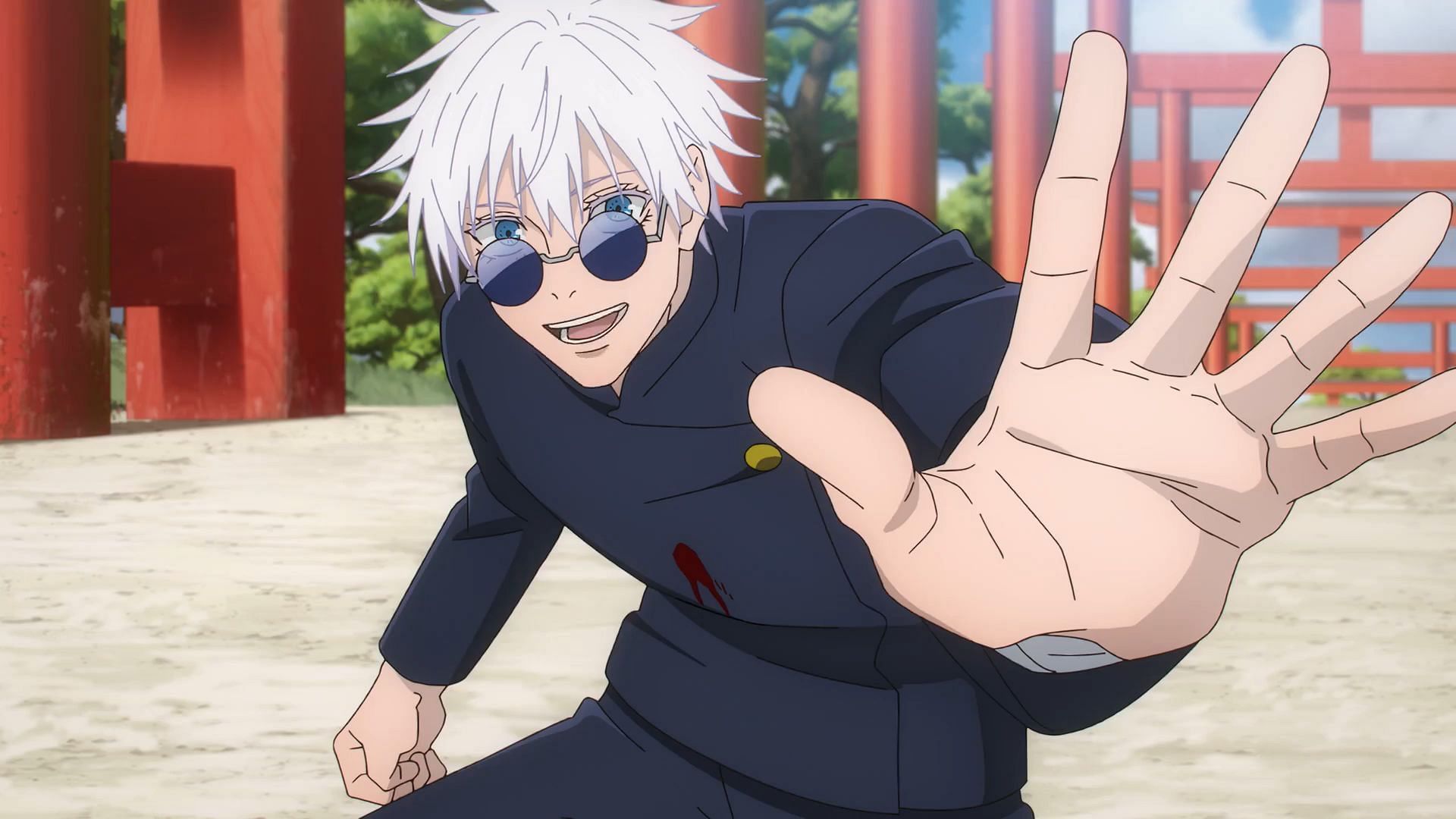 Satoru Gojo as seen in Jujutsu Kaisen season 2 episode 3 (Image via Mappa)