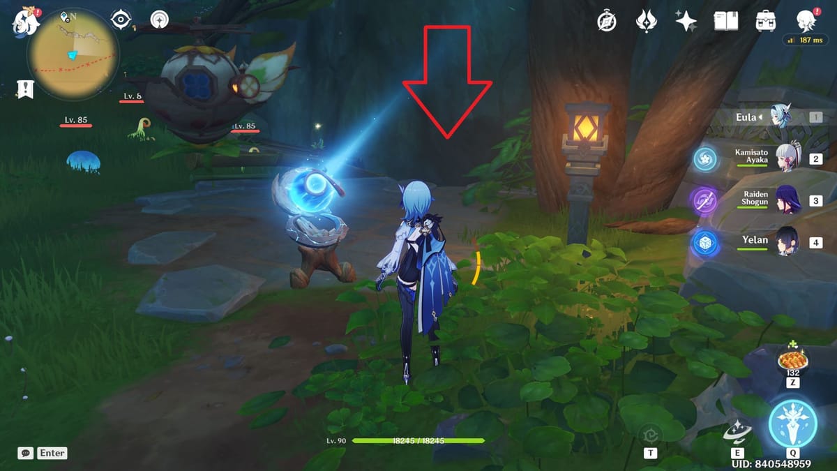 How to restore the mural in the cave Genshin Impact Capturing Light