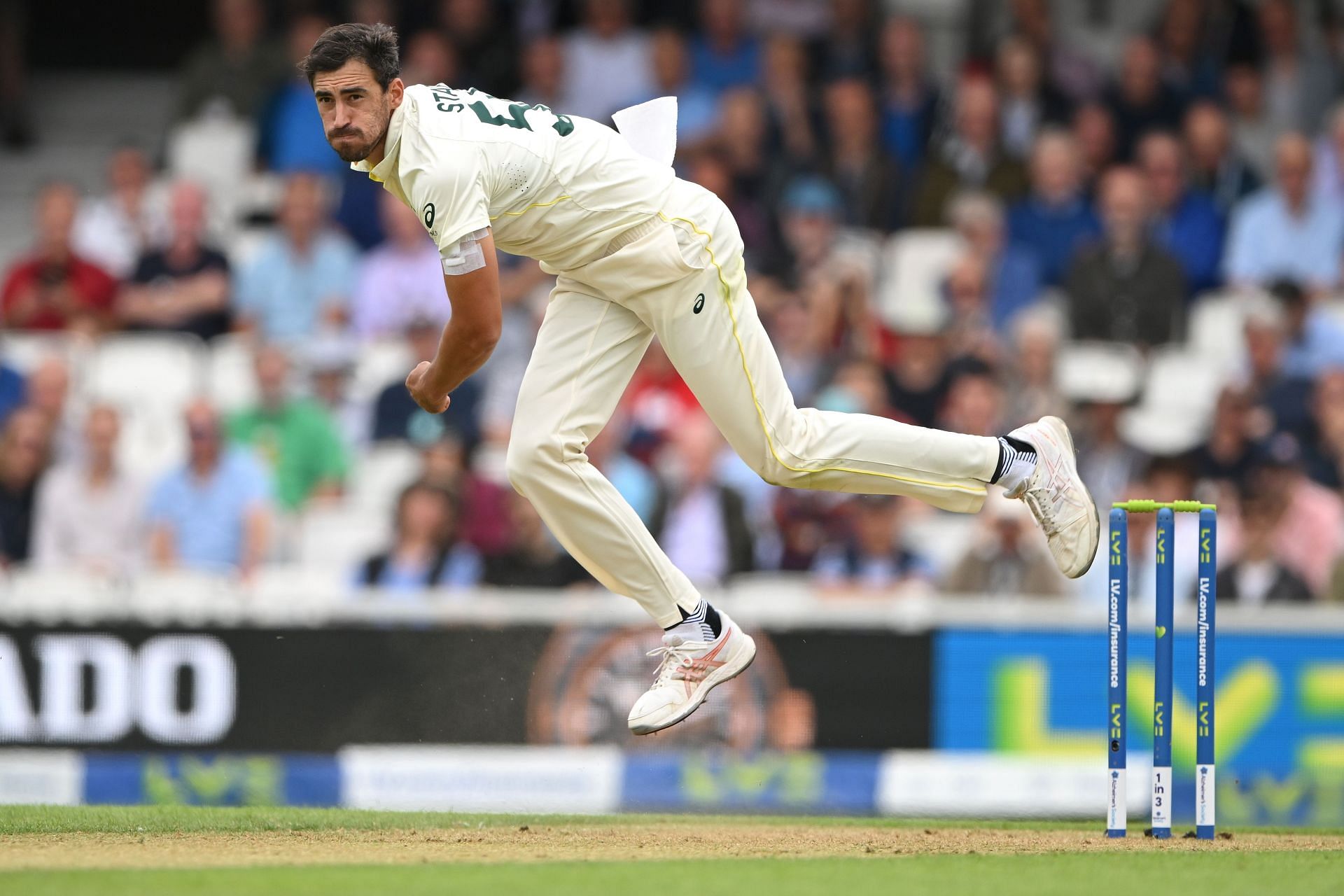 Mitchell Starc was outstanding with the ball. (Image Credits: Getty)