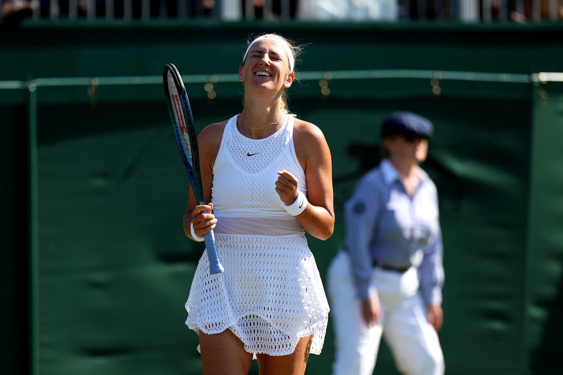Victoria Azarenka at the 2023 Wimbledon.