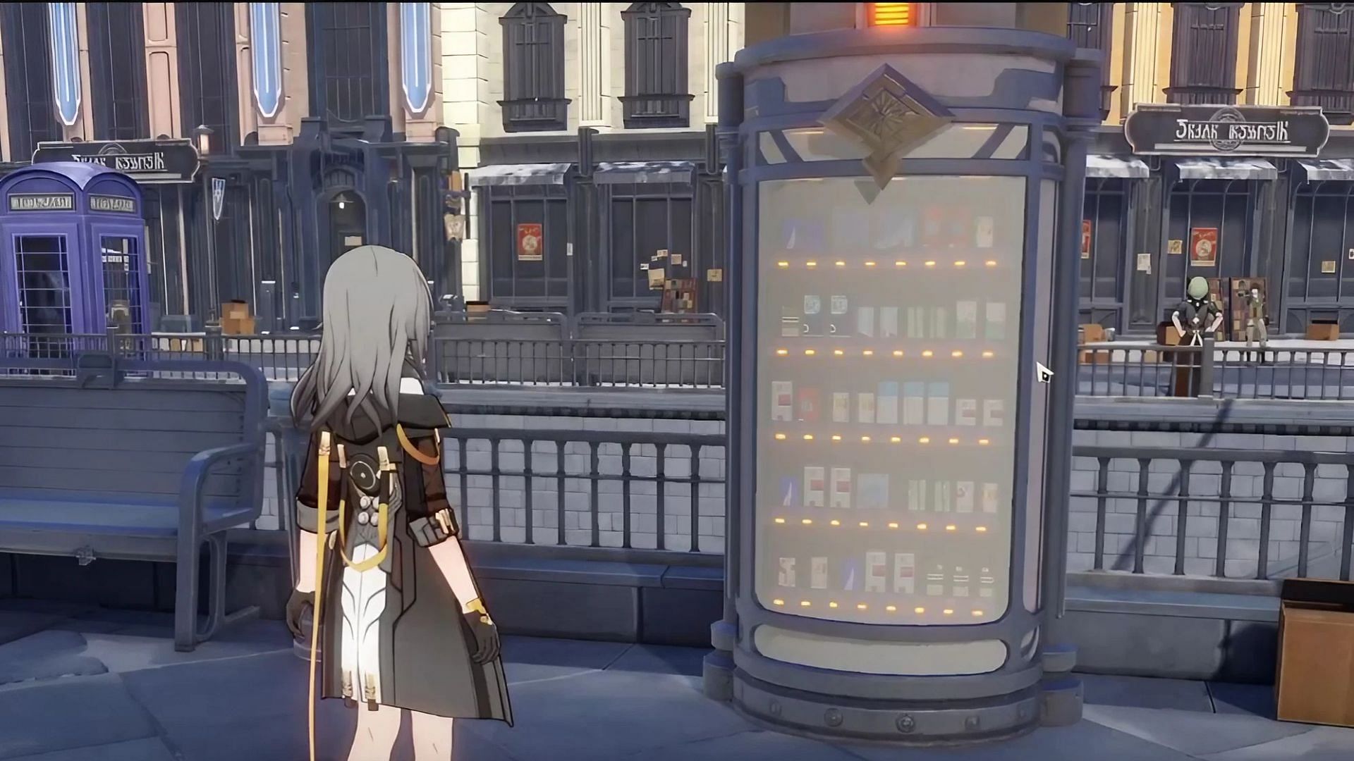 The first Trotter is disguised as a vending machine (Image via HoYoverse)