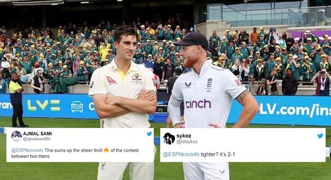 "Sums up the sheer thrill" - Fans stunned after stats reveal Ashes 2023’s rivalry with bat and ball