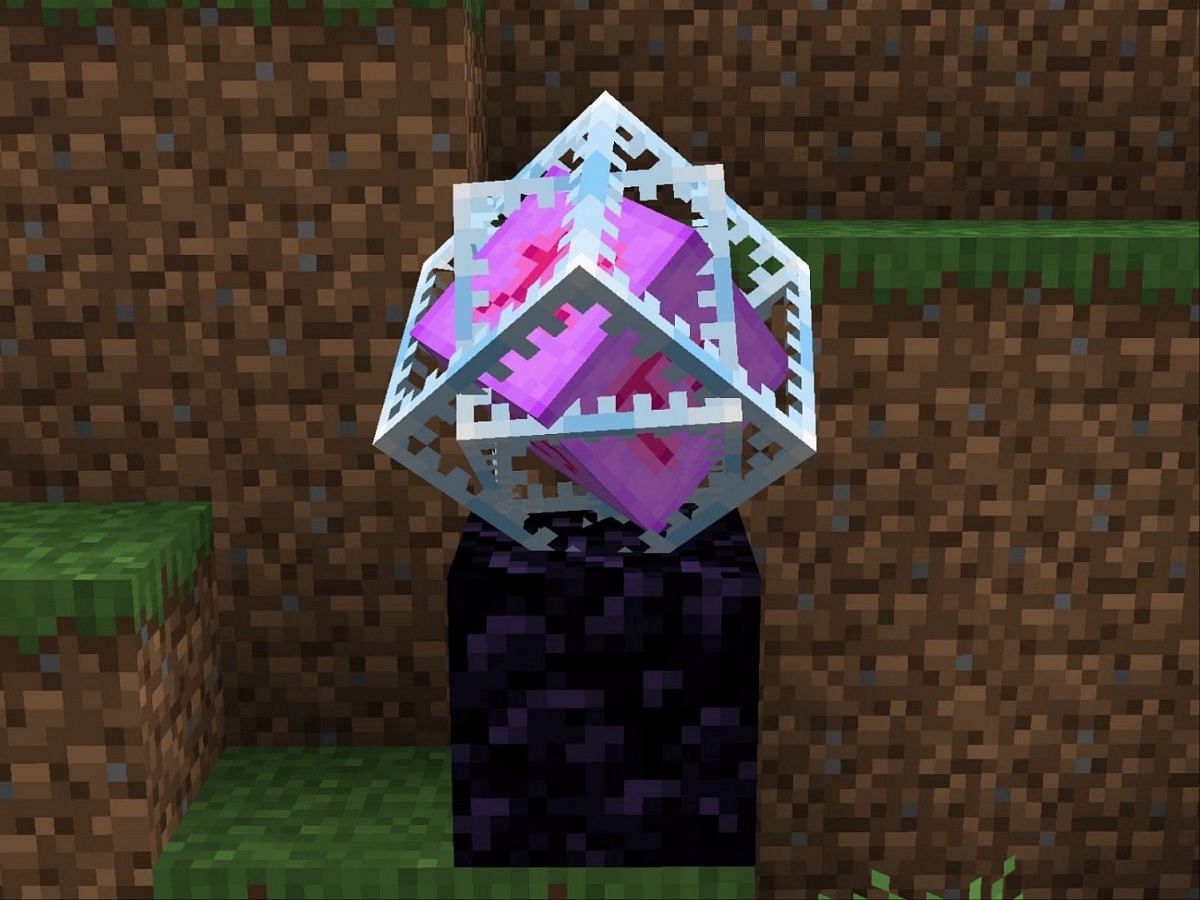 Great damage can be done with the proper use of an End Crystal. (Image via Mojang Studios)
