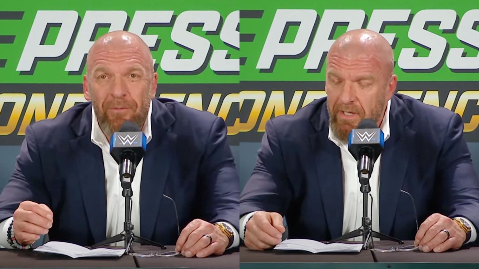 Triple H spoke at the Money in the Bank press conference following the premium live event. 