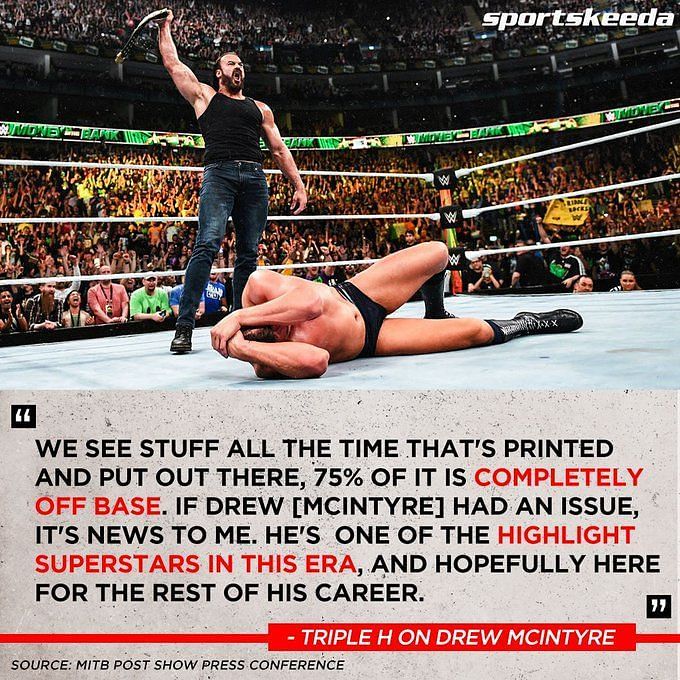 Latest On Drew Mcintyres Wwe Contract Following His Return At Money In The Bank Reports 