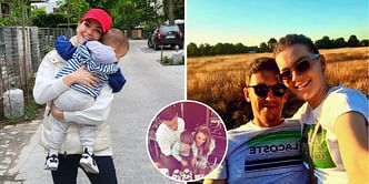 Agnieszka Radwanska and husband Dawid Celt celebrate their son's 3rd birthday