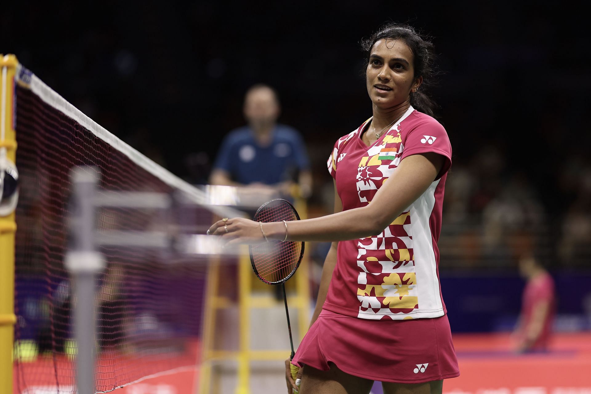 PV Sindhu at the Sudirman Cup 2023 (Image: Getty)