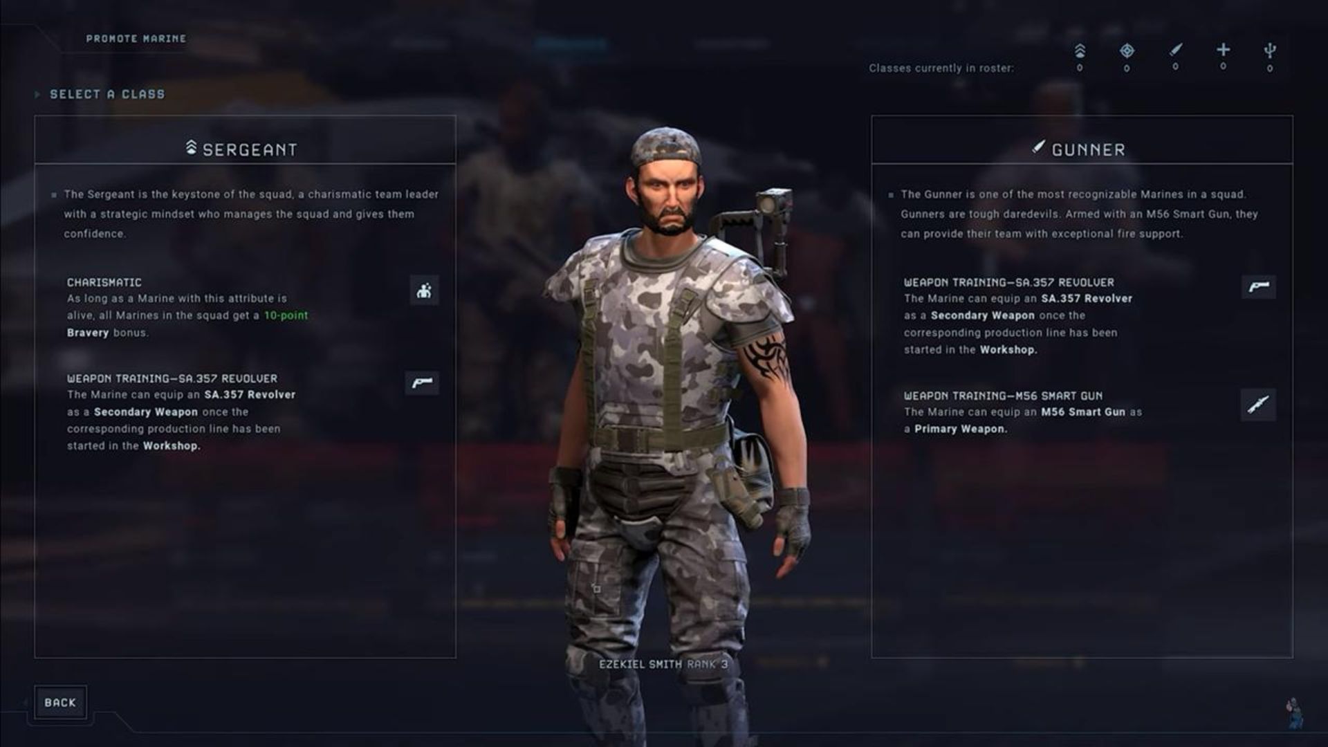 Sergeant&#039;s best role is morale boosting and squad management (Image via Tindalos Interactive)