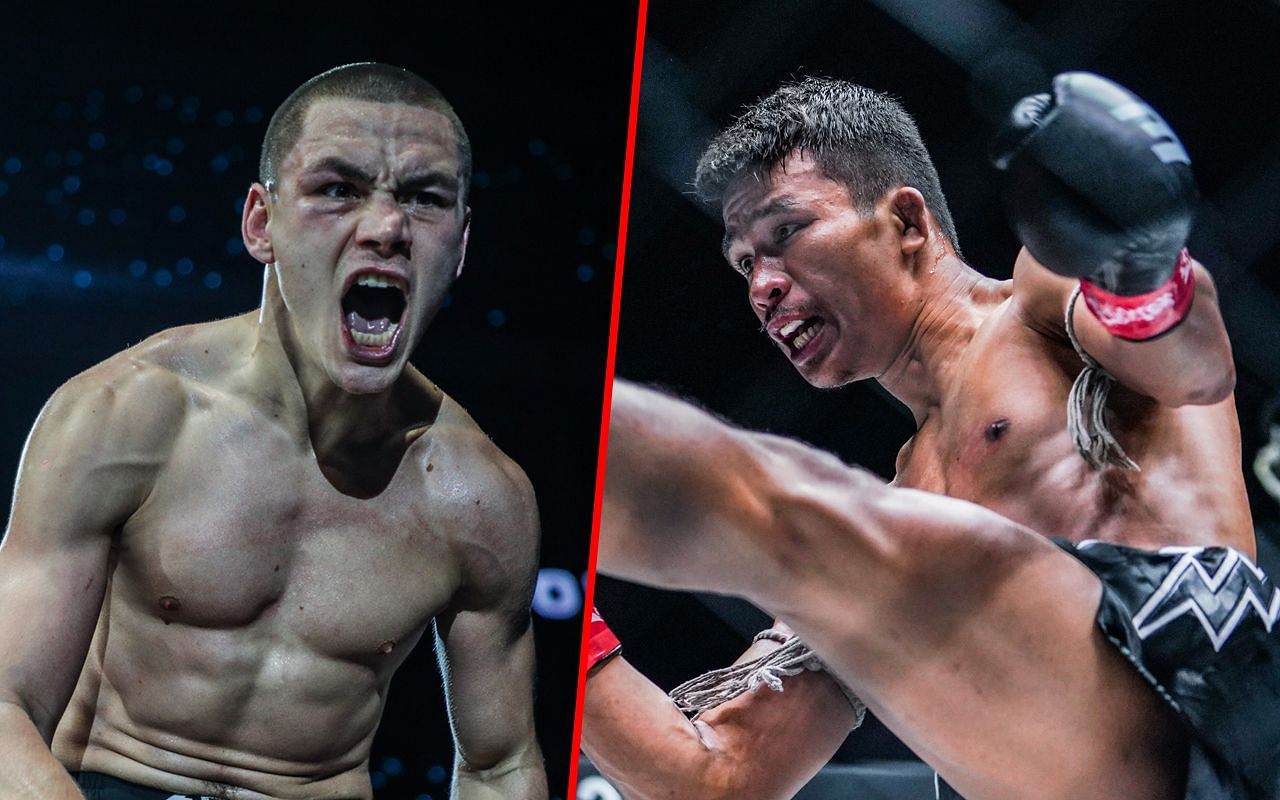 Tagir Khalilov (L) and Superlek (R) | Photo credit: ONE Championship