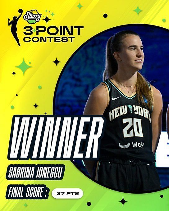 WNBA AllStar Weekend 2023 Sabrina Ionescu's record 37 points wins her