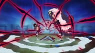 Luffy saves Trafalgar from Doflamingo (Image via Toei Animation)