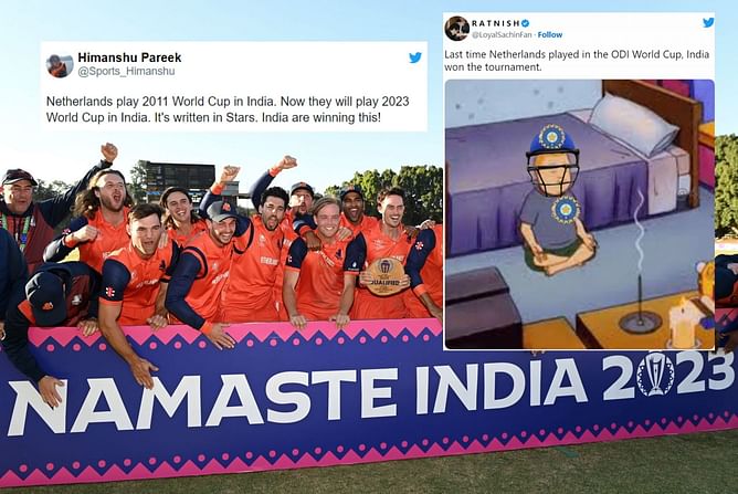 "It's written in Stars. India are winning this!"- Fans react as Netherlands qualify for ODI World Cup for the first time after 2011