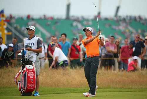 Rickie Fowler during the 143rd Open Championship