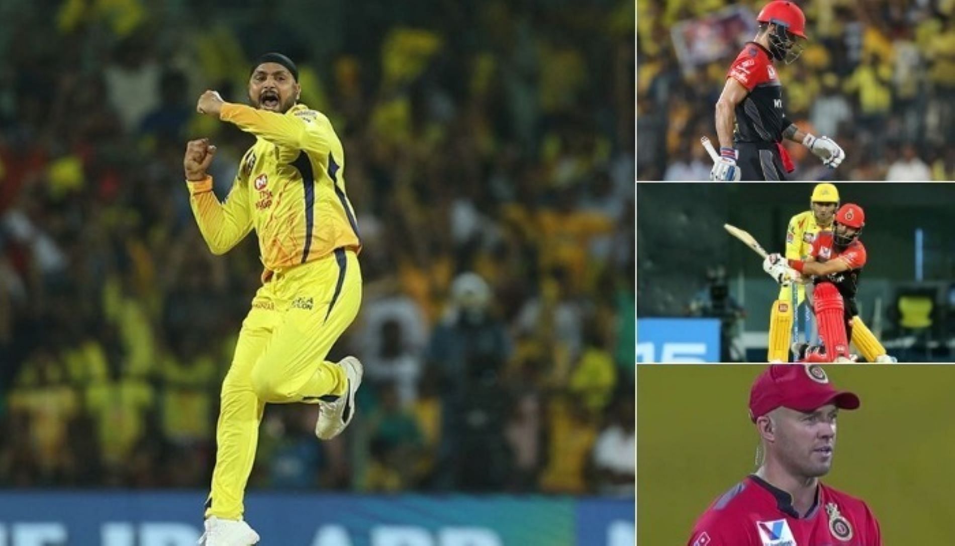 Bhaji bagged the big wickets of Virat Kohli and AB de Villiers in IPL 2019