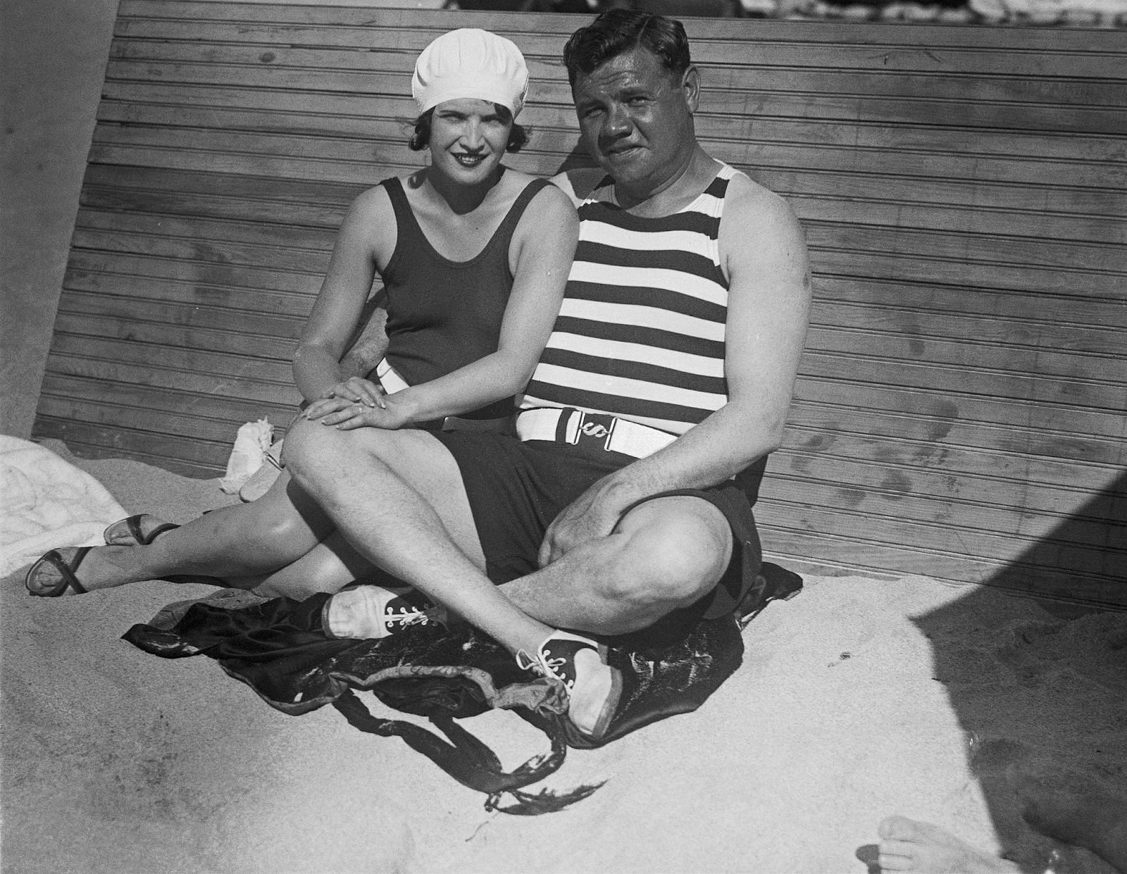 Babe Ruth and his wife Clarie