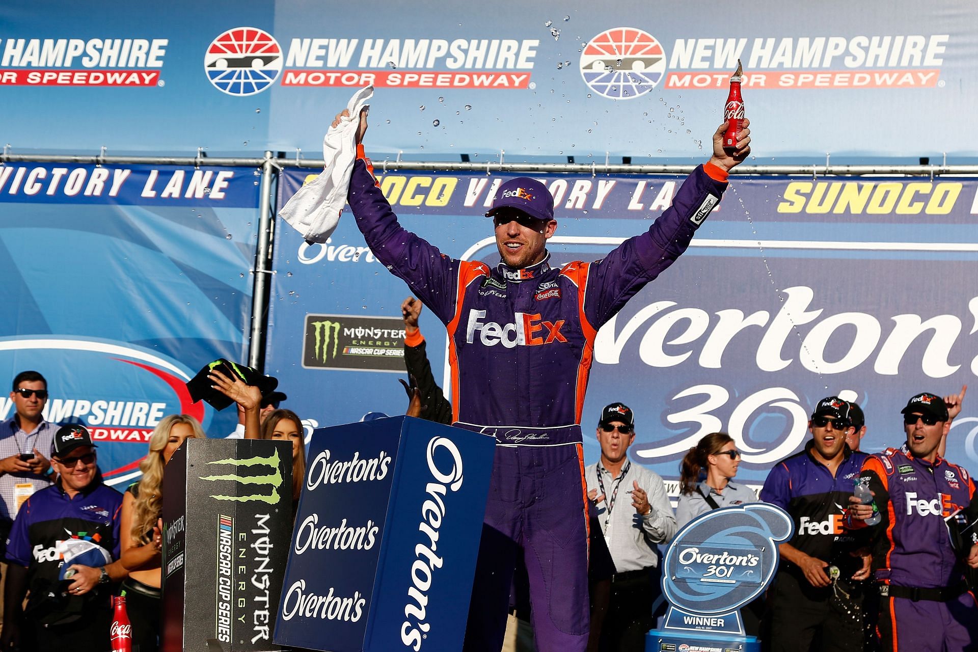 2022 Overton&#039;s 301 winner Denny Hamlin