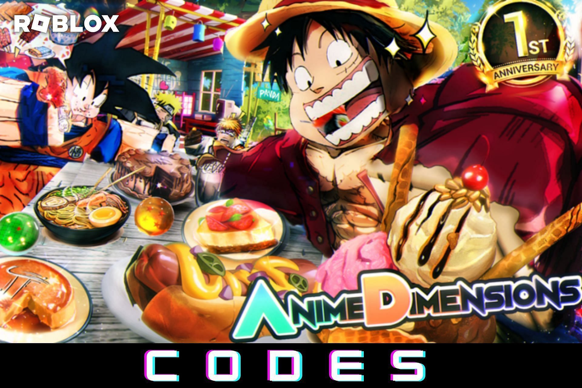 Codes, Roblox Anime Dimensions Wiki