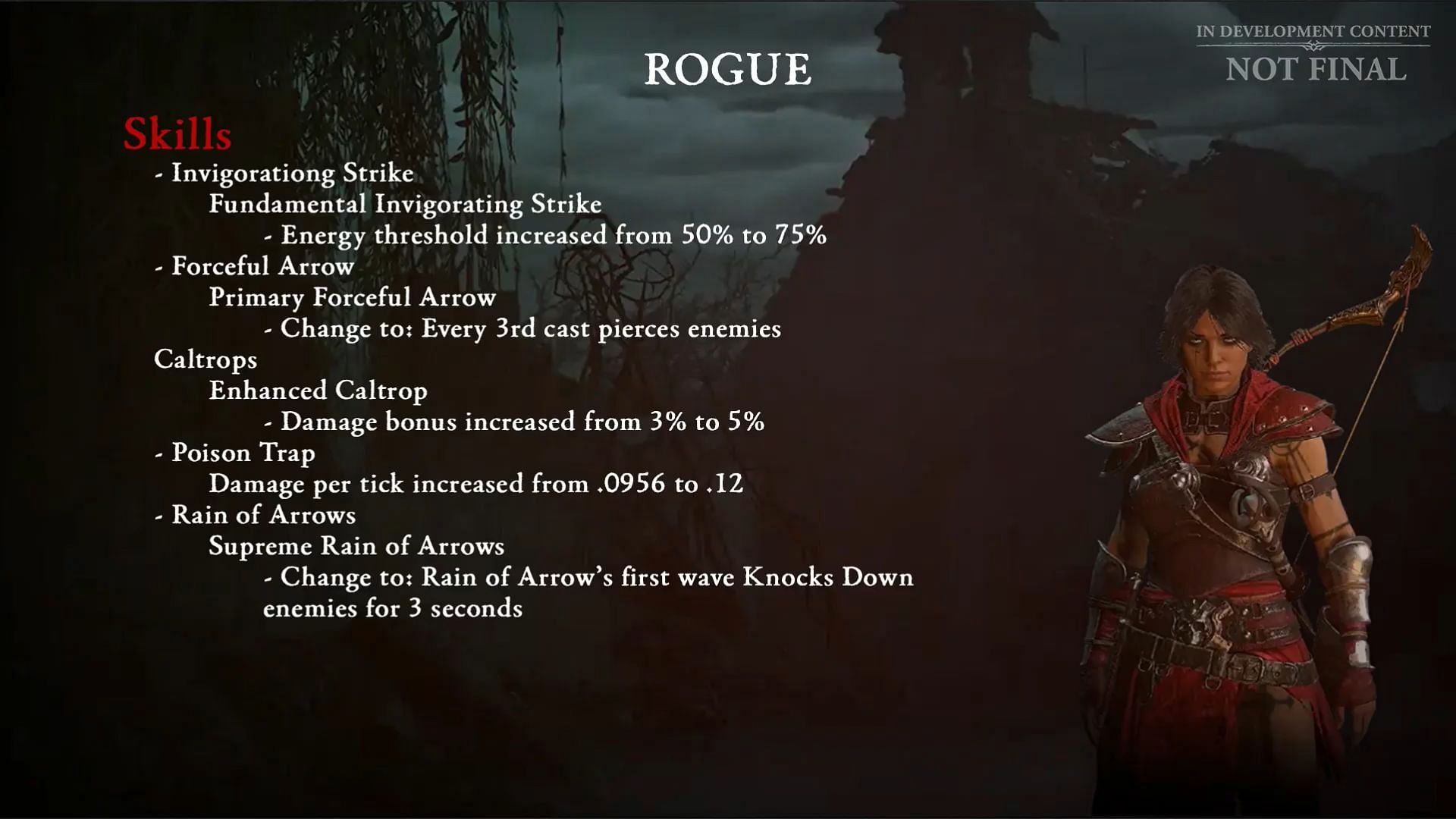 Rogue skills will also be altered a little (Image via Diablo 4)
