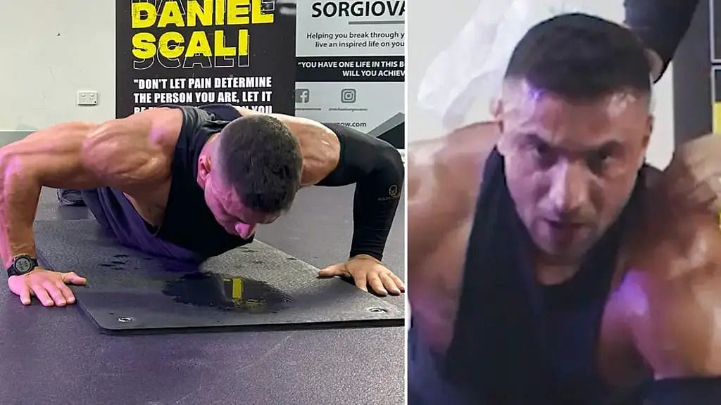 Daniel Scali reclaimed his world record for push-ups. (Image via Guinness World Records)