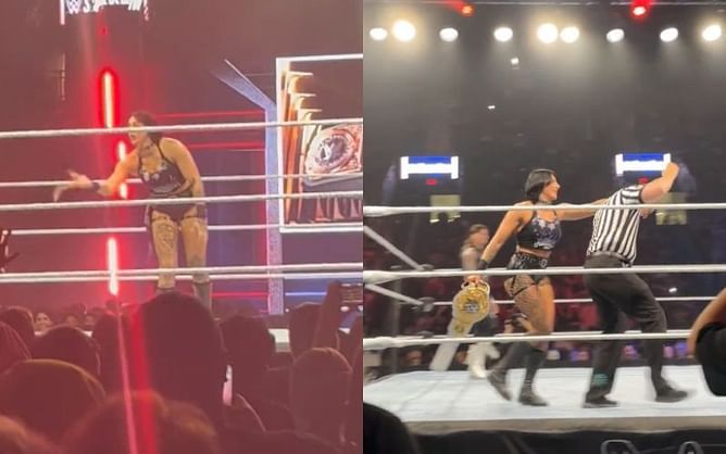 WATCH: Rhea Ripley rips former champion's hair during title match at WWE Supershow