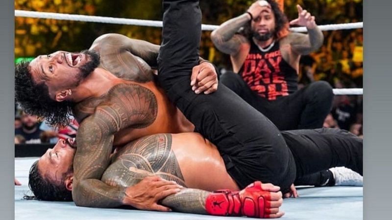 zilla fatu jey uso pin roman reigns reaction