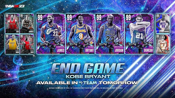 NBA 2K23 End Game Kobe Bryant Pack: All available players featuring Tim Duncan and more