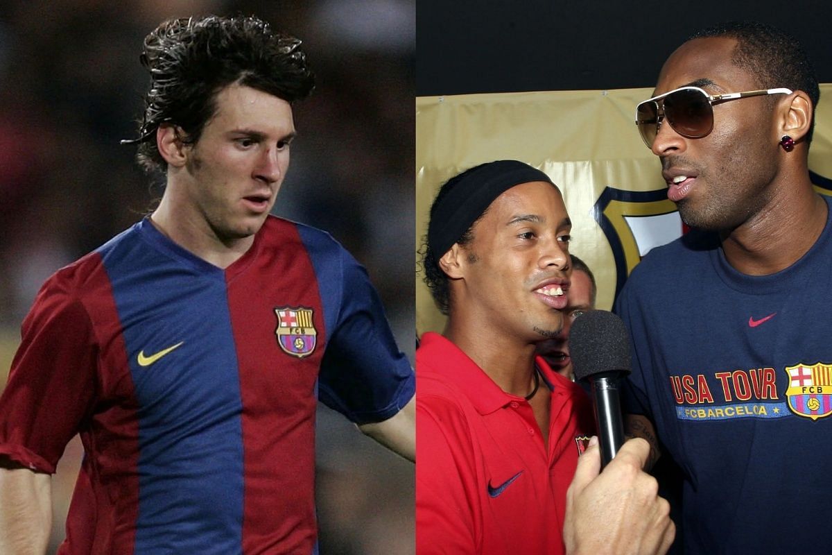 Lionel Messi, Ronaldinho and Kobe Bryant.