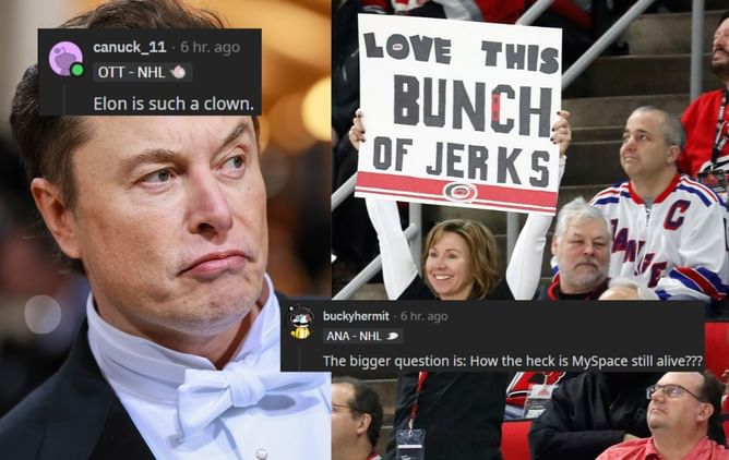 "Elon is such a clown": Fans amused as Carolina Hurricanes joke about MySpace return amidst Twitter rate limit exceeded issues