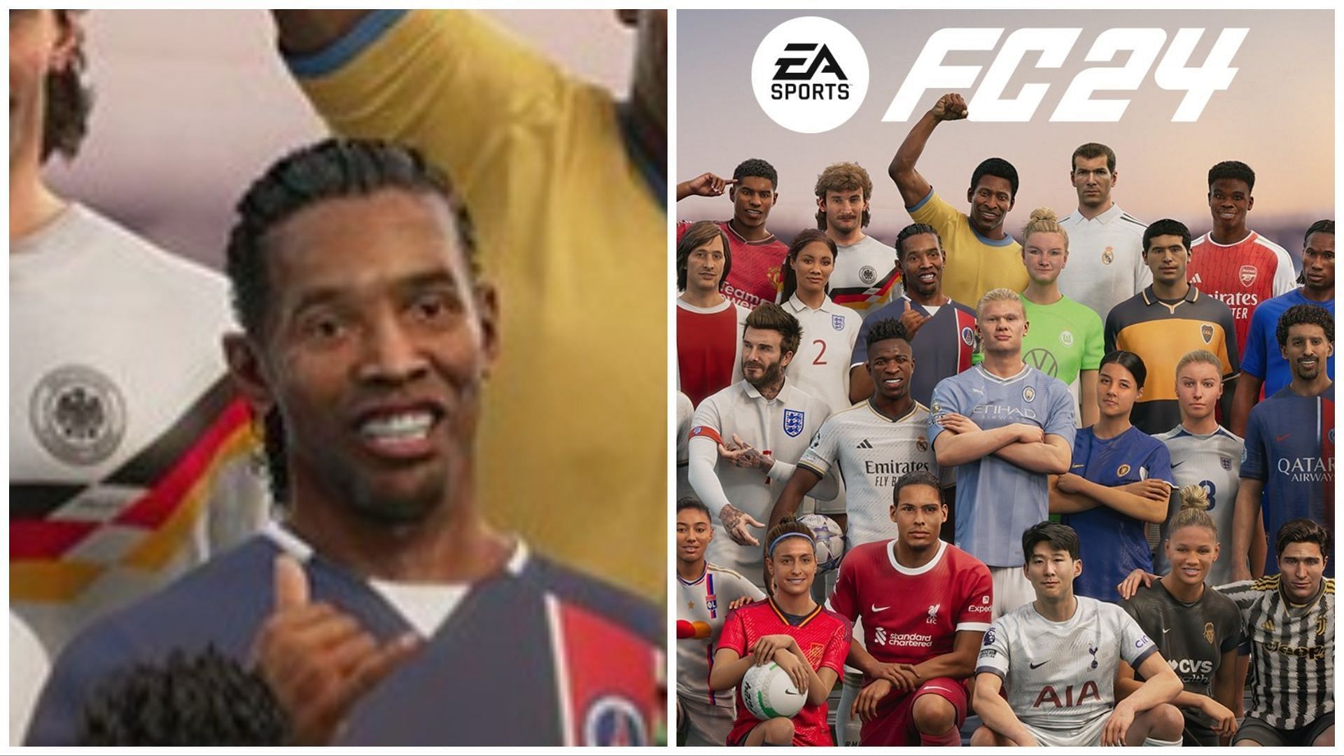 EA Sports FC24 has an intriguing cover design (Images via EA Sports)