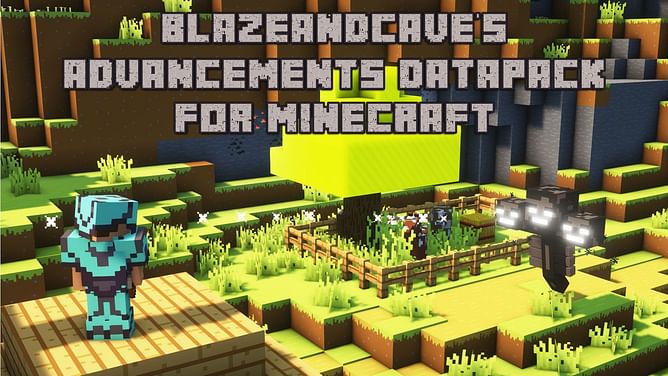 Minecraft BlazeandCave's Advancements datapack: How to install, best challenges, and more