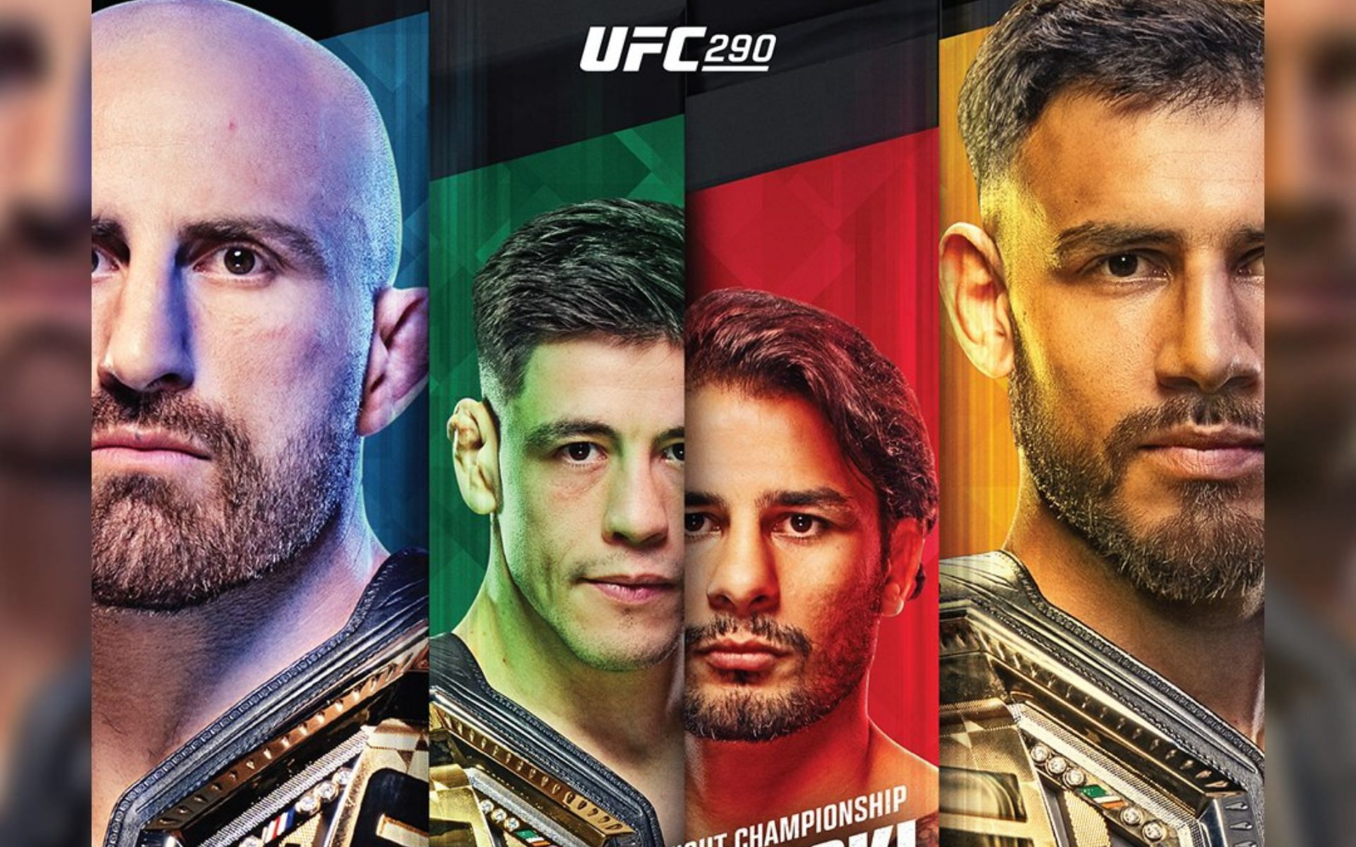 UFC 290 Poster [Photo credit: @ufc - Twitter]