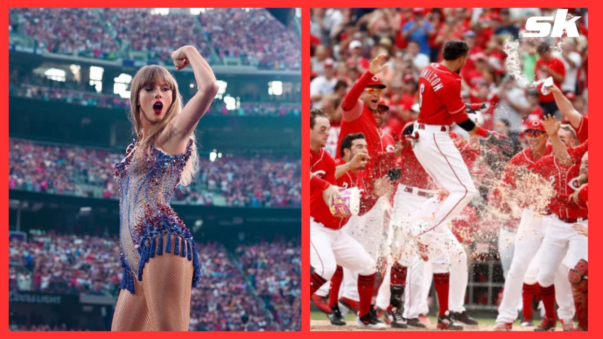 Unexpected fireworks disrupt Taylor Swift concert as Cincinnati Reds celebrate victory