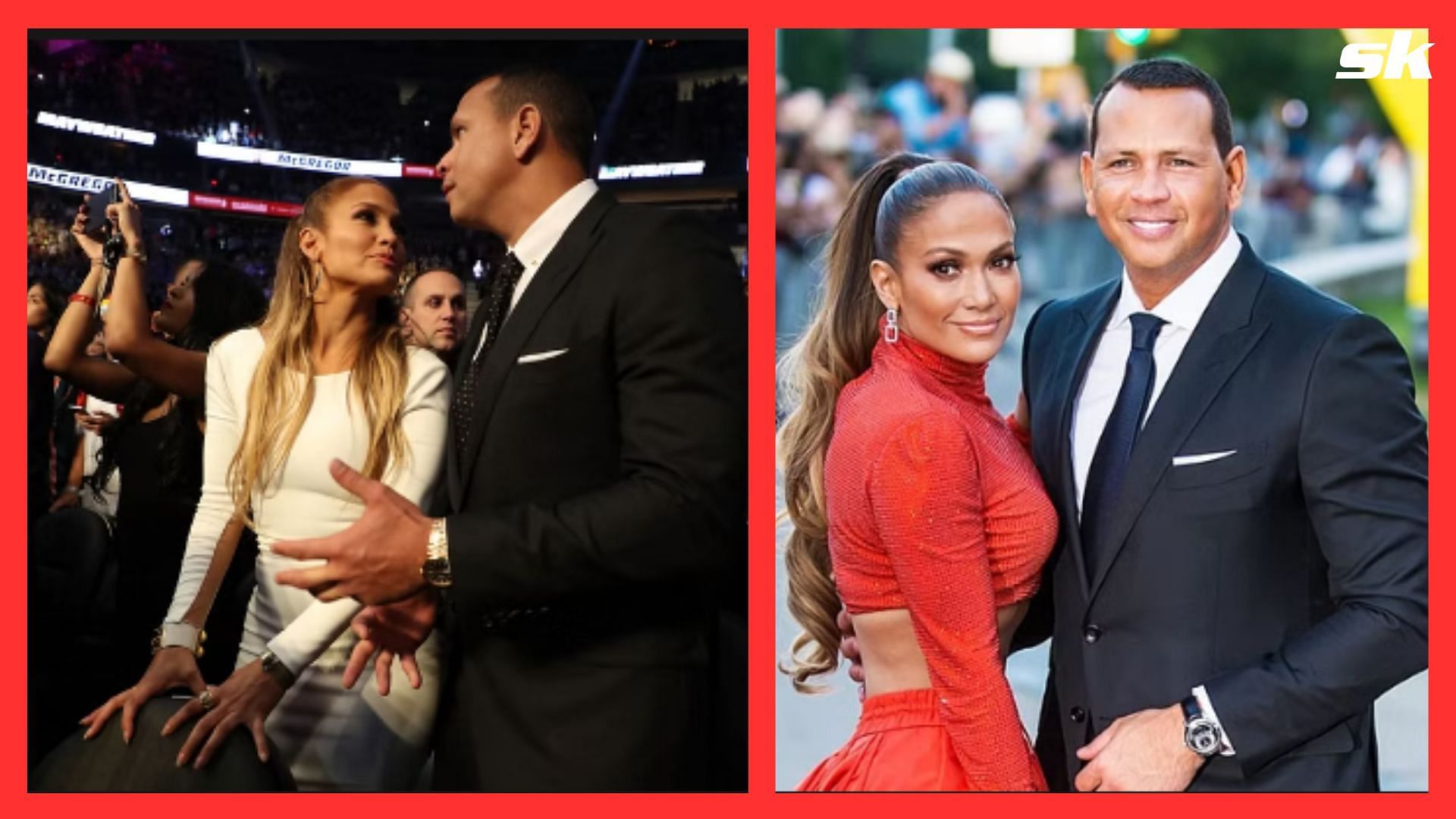 Alex Rodriguez and Jennifer Lopez