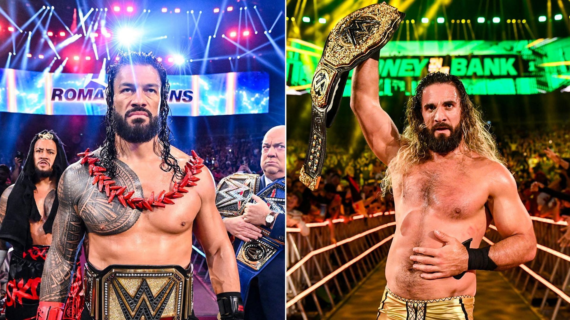 Seth Rollins and Roman Reigns are the respective champions of RAW and SmackDown!