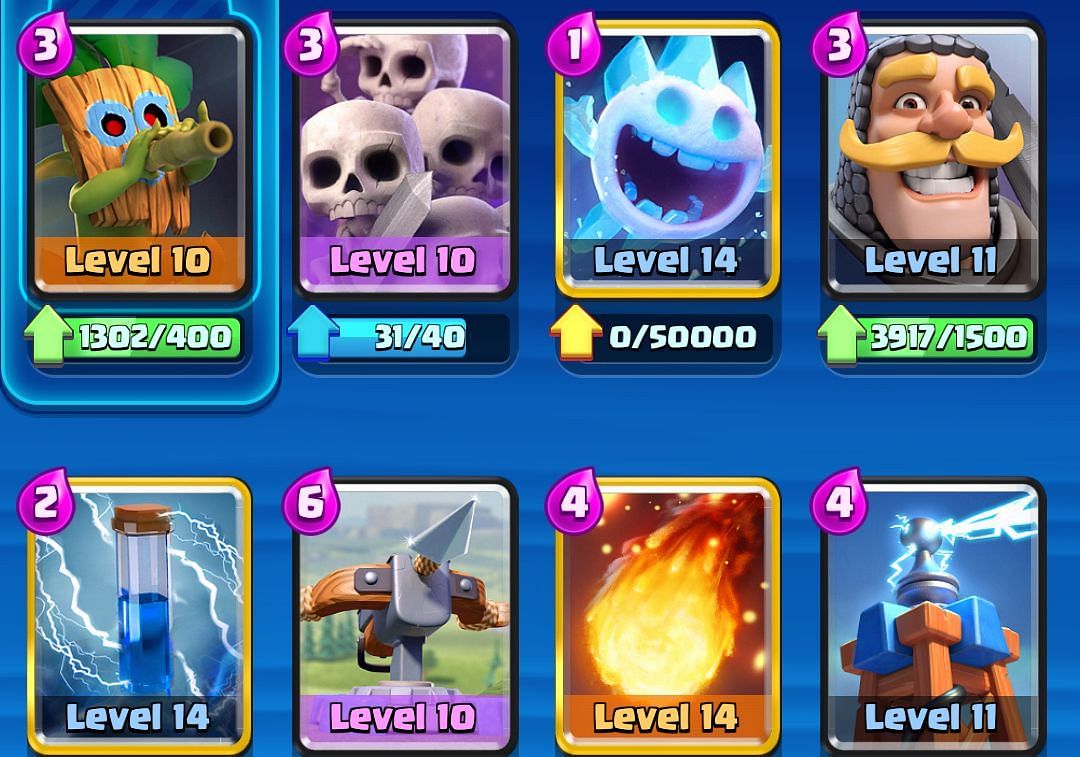 X-Bow Siege deck for Dark Elixir mode in Clash Royale Card Evolution update (Image via Supercell)