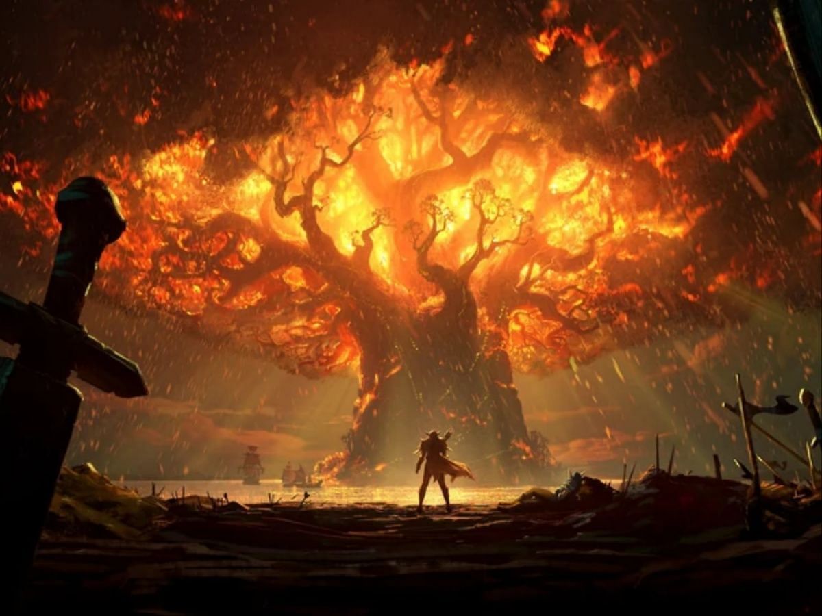 The burning of Teldrassil was an unforgivable crime (Image via Blizzard Entertainment)