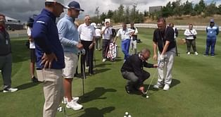Watch: Bryson DeChambeau and Charles Howell III conduct an inspiring golf clinic for blind and visually impaired players