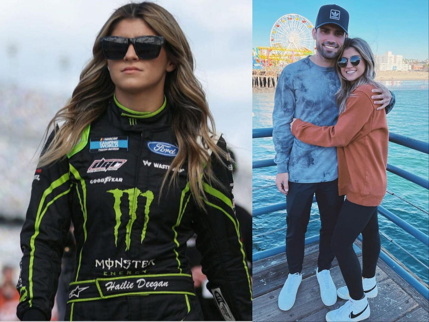 Chase Cabre and Hailie Deegan