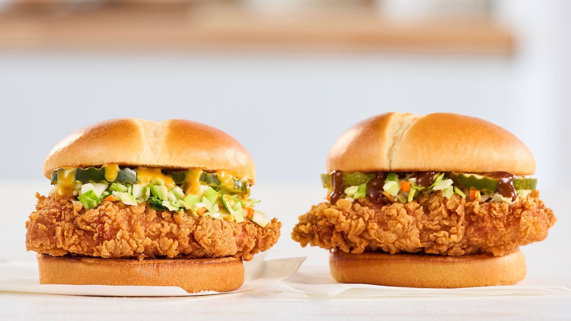 The two new Bo&#039;s Chicken Sandwiches are available all across the country starting July 10 (Image via Bo.)