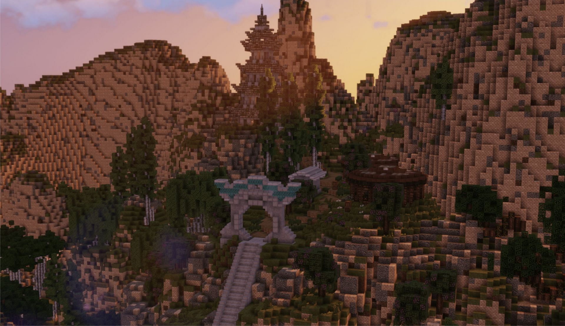 Avatar: Last Airbender world by Isothermal (Image via Planet Minecraft)