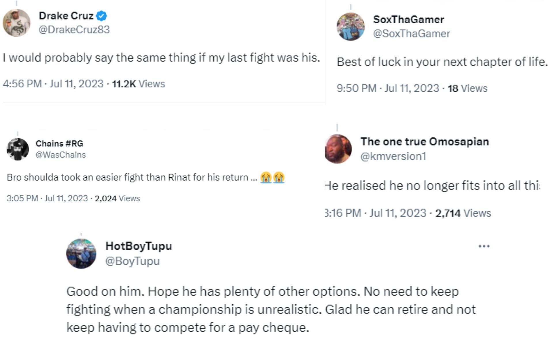 MMA fans react to the news of Lee&#039;s retirement