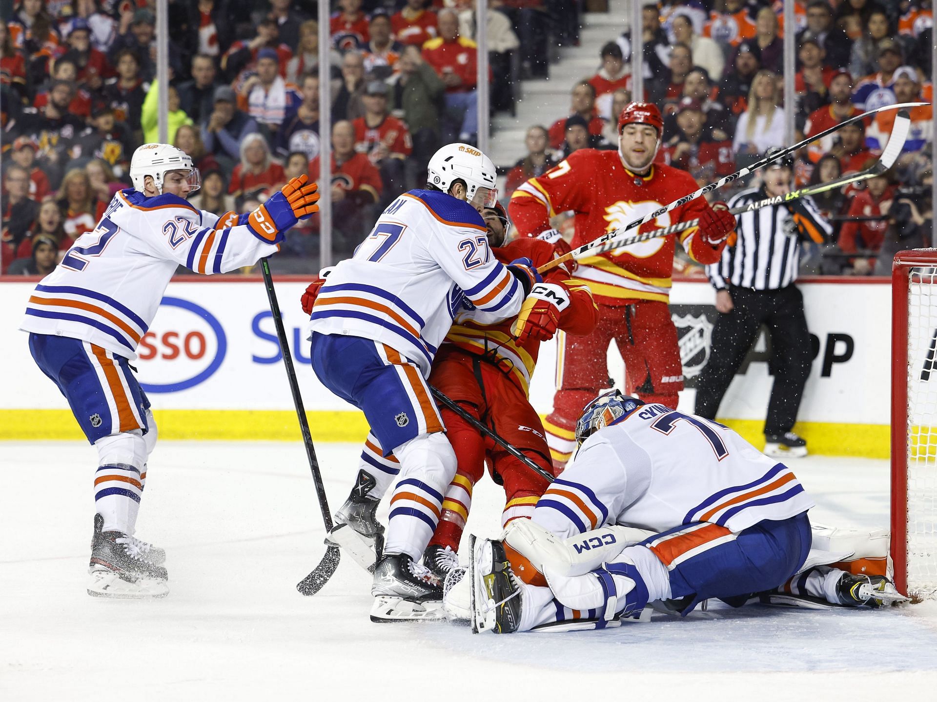 Edmonton Oilers v Calgary Flames