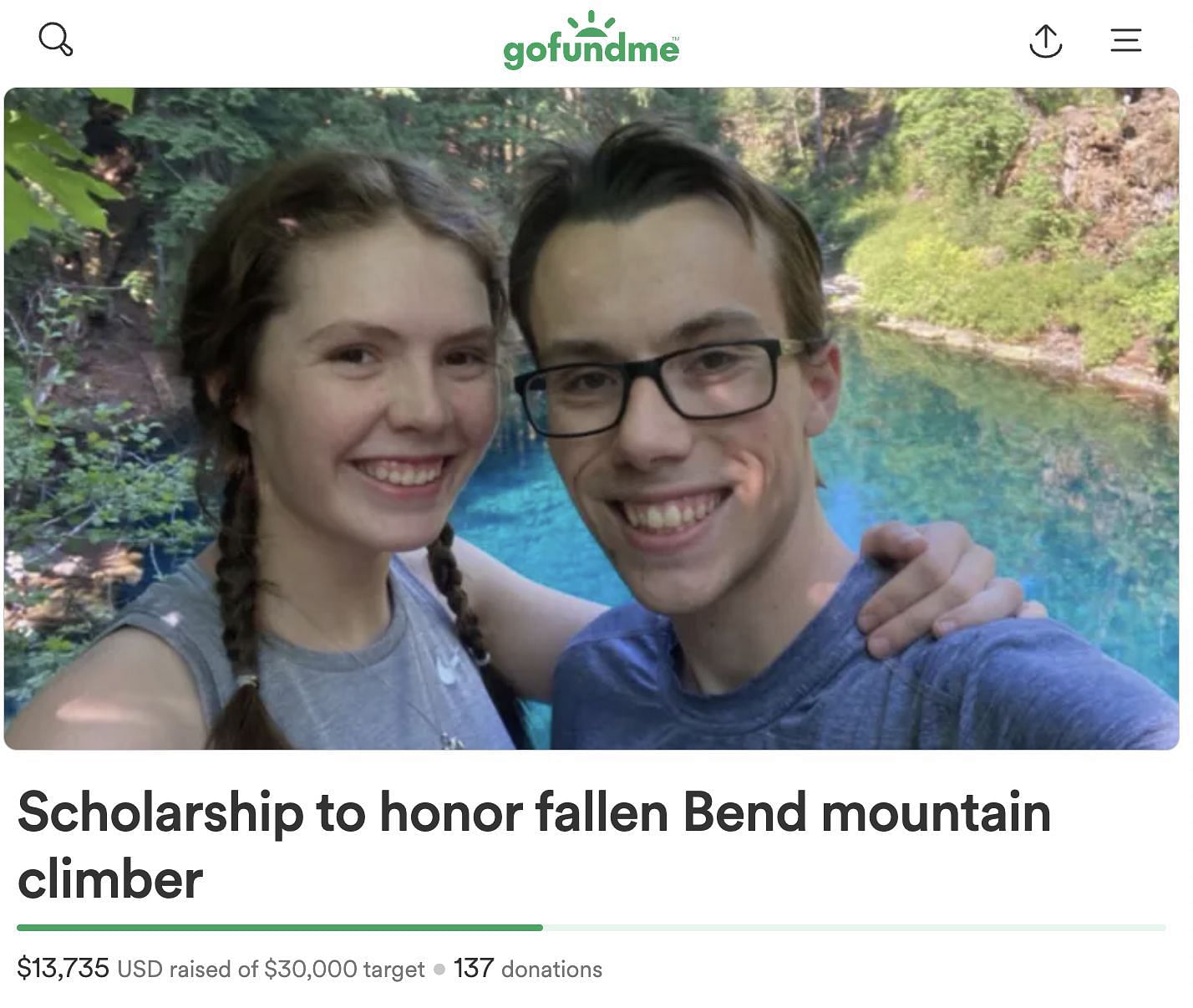 A GoFundMe was set up for Joel and has managed to over $13000. (Image via GoFundMe)