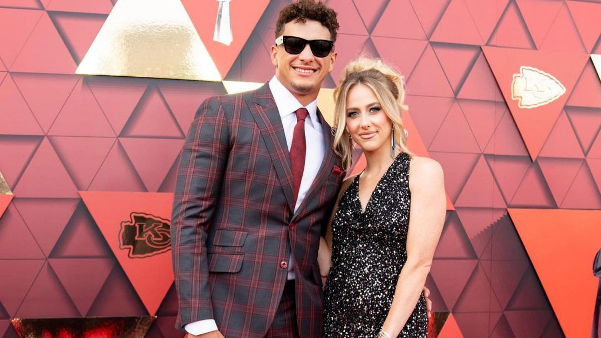 Patrick Mahomes and wife Brittany are a stylish pair at the Quarterback  premiere in Los Angeles